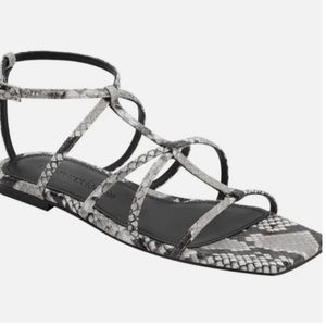 sigerson morrison strappy sandal in Snake